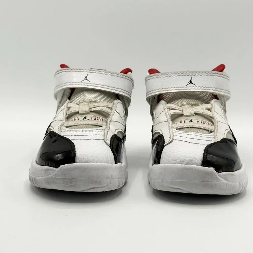 Nike Air Jordan Jumpman Two Trey DQ8433-106 Easy On Aplix Sneakers White Red Whi